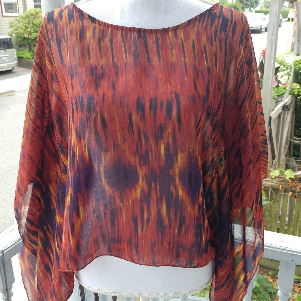 Charlotte Russe sheer top